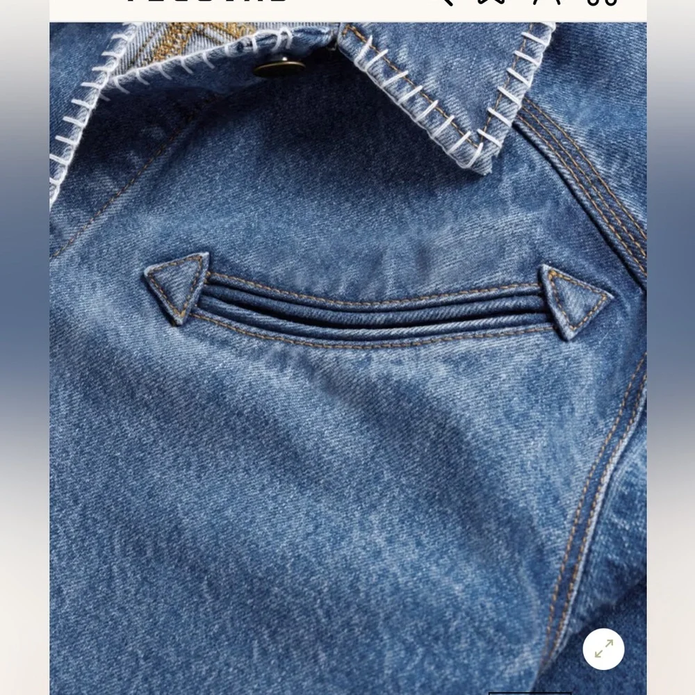 Tecovas • NWOT Women's Denim Chore Jacket • Size Small - Picture 7 of 15